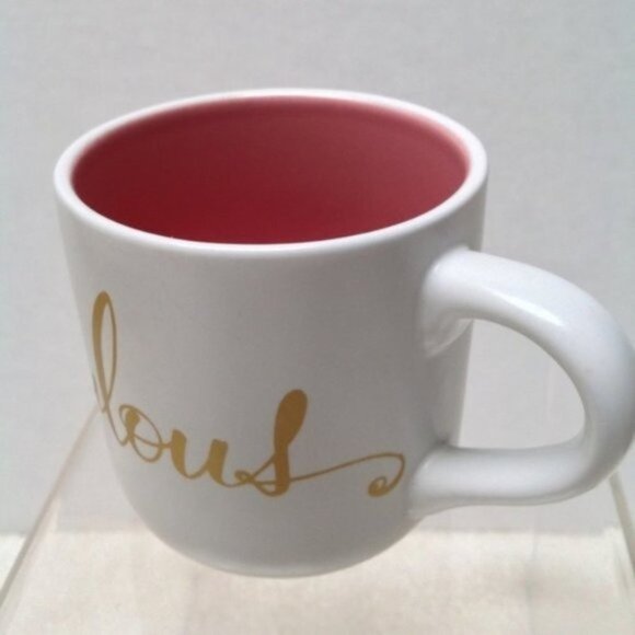 Fabulous Hallmark Coffee Cup Pink Gift Present Holiday Work Office Print Friend - Picture 2 of 5